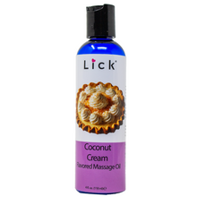 Load image into Gallery viewer, Coconut Cream Flavored Massage Oil