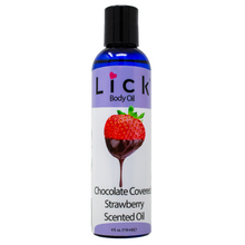 Load image into Gallery viewer, Chocolate Covered Strawberry Scented Body Oil