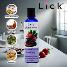 Load image into Gallery viewer, Chocolate Covered Strawberry Aromatic Bath Oil
