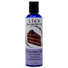 Load image into Gallery viewer, Lick Chocolate Cake Bath Oil - bottle front view
