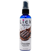 Load image into Gallery viewer, Lick Chocolate Body Spray - bottle front view