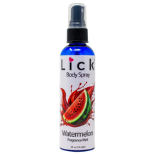 Load image into Gallery viewer, Lick Watermelon Body Spray - bottle front view