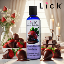 Load image into Gallery viewer, Chocolate Covered Strawberry Aromatic Bath Oil