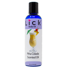 Load image into Gallery viewer, Lick Pina Colada Scented Body Oil