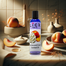 Load image into Gallery viewer, Peaches and Cream Scented Body Oil