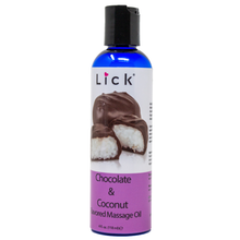 Load image into Gallery viewer, Lick Chocolate and Coconut Flavored Massage Oil - product photo 3
