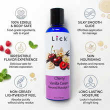 Load image into Gallery viewer, Cherry Vanilla Cream Massage Oil