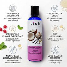 Load image into Gallery viewer, Vanilla Coconut Cream Massage Oil