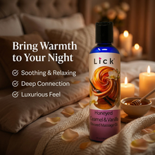 Load image into Gallery viewer, Honeyed Caramel Vanilla Massage Oil