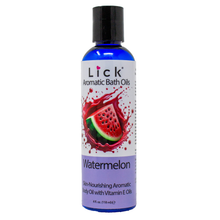 Load image into Gallery viewer, Lick Watermelon Aromatic Bath Oil - bottle front view