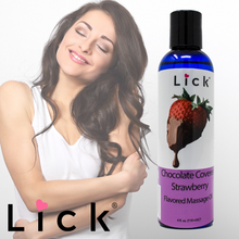 Load image into Gallery viewer, Chocolate Covered Strawberry Flavored Massage Oil