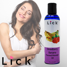 Load image into Gallery viewer, Strawberry Banana Flavored Massage Oil