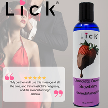 Load image into Gallery viewer, Chocolate Covered Strawberry Flavored Massage Oil