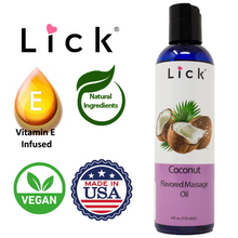 Load image into Gallery viewer, Coconut Flavored Massage Oil