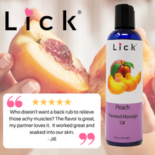 Load image into Gallery viewer, Peach Flavored Massage Oil
