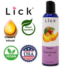 Load image into Gallery viewer, Peach Flavored Massage Oil
