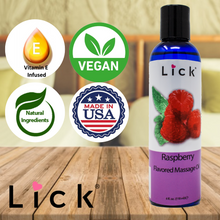 Load image into Gallery viewer, Raspberry Flavored Massage Oil