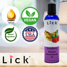 Load image into Gallery viewer, Strawberry Banana Flavored Massage Oil