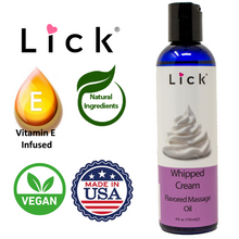 Load image into Gallery viewer, Whipped Cream Flavored Massage Oil