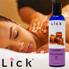 Load image into Gallery viewer, Lick Caramel Flavored Massage Oil - product photo 5