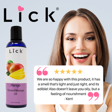 Load image into Gallery viewer, Lick Mango Flavored Massage Oil - product photo 3