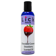 Load image into Gallery viewer, Chocolate Covered Strawberry Scented Body Oil
