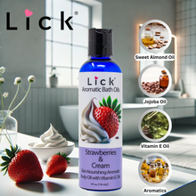 Load image into Gallery viewer, Strawberry Cream Aromatic Bath Oil
