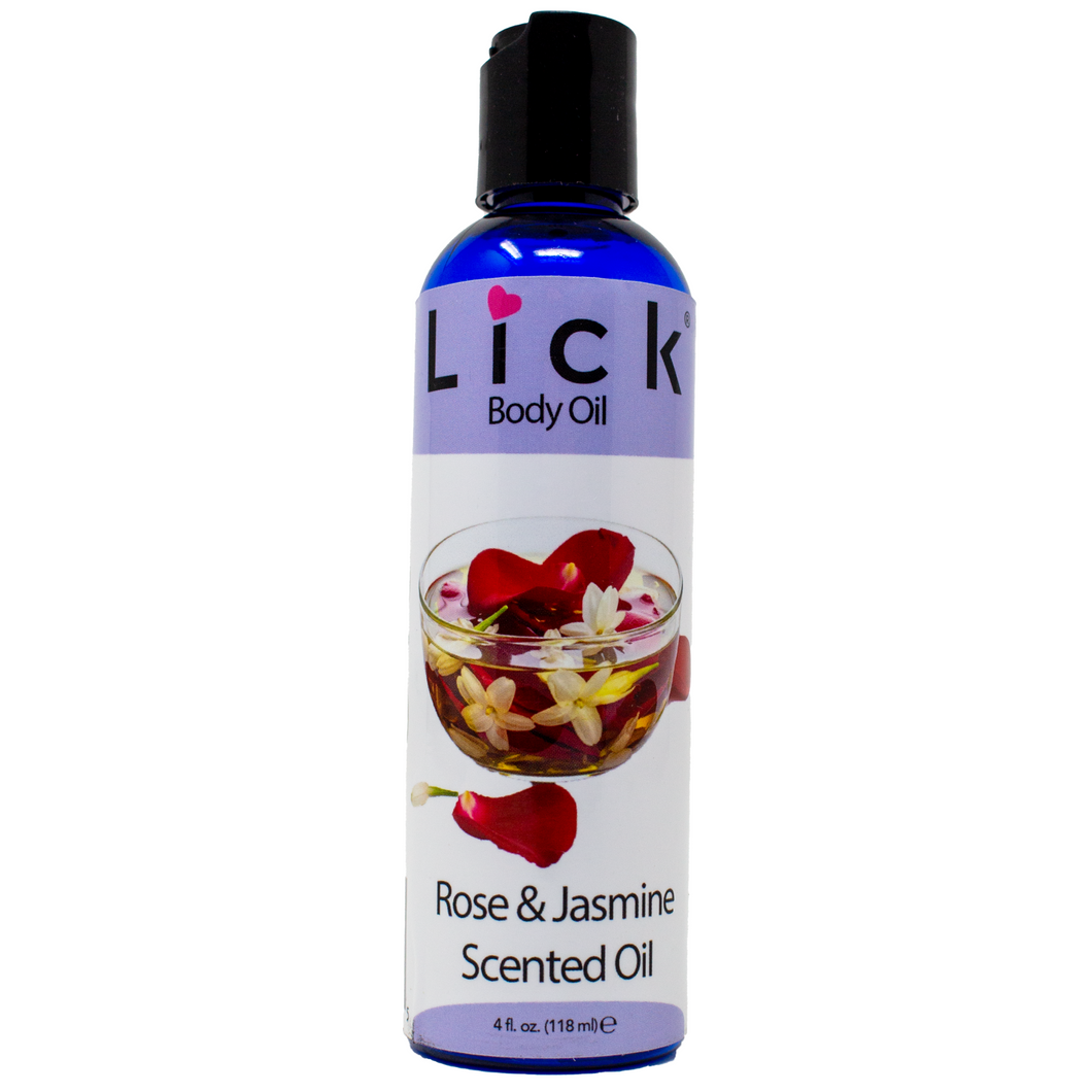 Lick Rose & Jasmine Scented Body Oil
