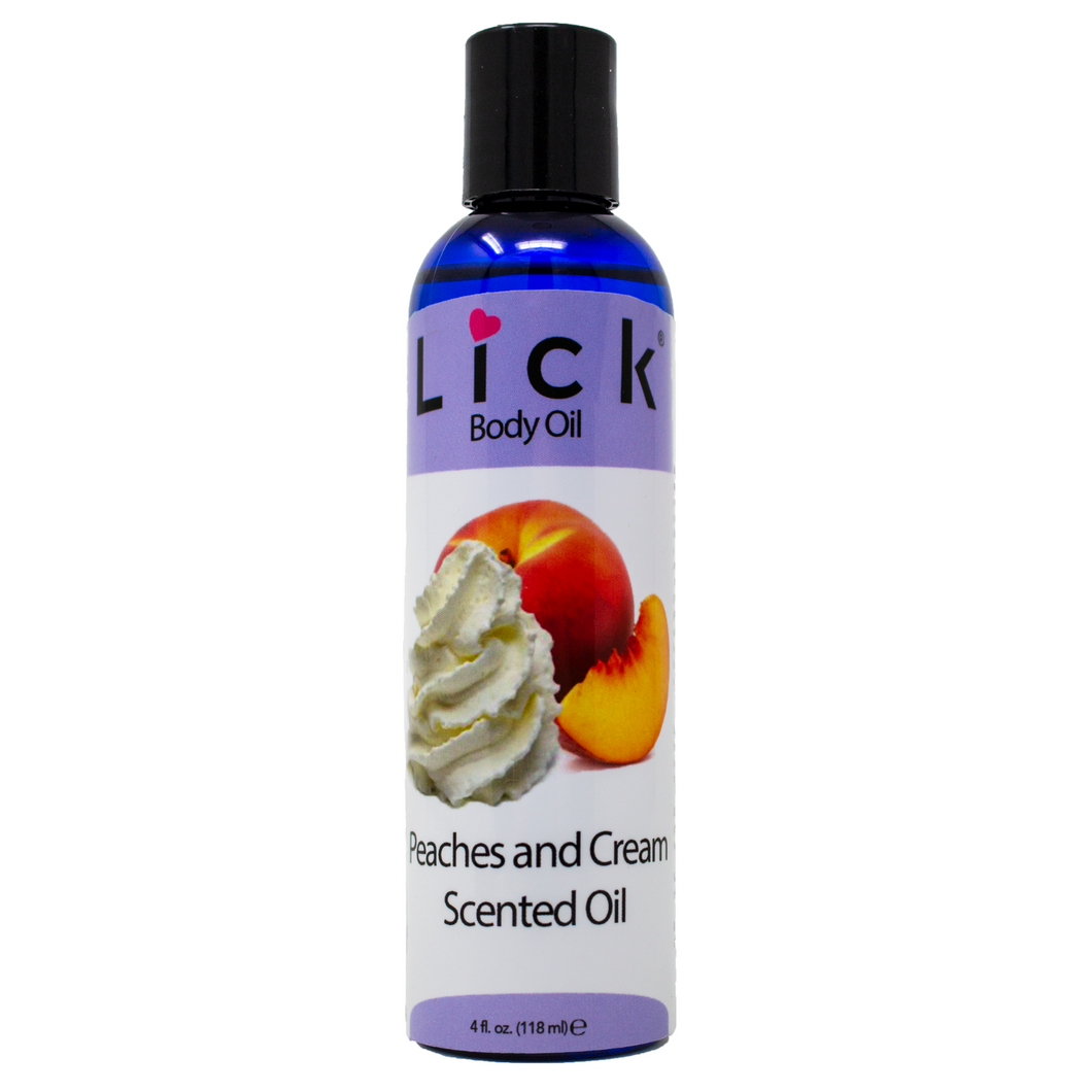 Peaches and Cream Scented Body Oil