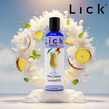 Load image into Gallery viewer, Lick Pina Colada Scented Body Oil
