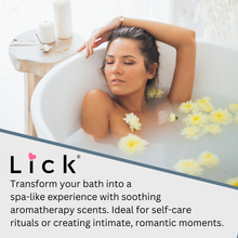 Load image into Gallery viewer, Lick Chocolate Covered Strawberry Aromatic Bath Oil - product photo 7
