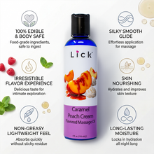 Load image into Gallery viewer, Caramel Peach Cream Massage Oil
