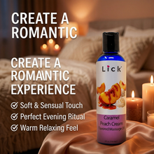Load image into Gallery viewer, Caramel Peach Cream Massage Oil
