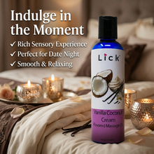 Load image into Gallery viewer, Vanilla Coconut Cream Massage Oil

