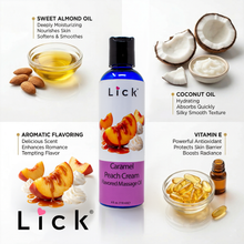 Load image into Gallery viewer, Caramel Peach Cream Massage Oil
