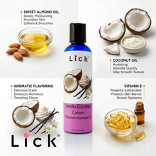 Load image into Gallery viewer, Vanilla Coconut Cream Massage Oil
