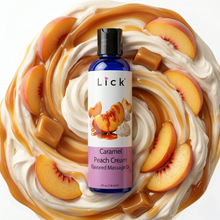 Load image into Gallery viewer, Caramel Peach Cream Massage Oil
