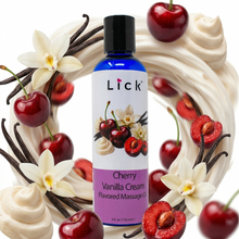 Load image into Gallery viewer, Cherry Vanilla Cream Massage Oil

