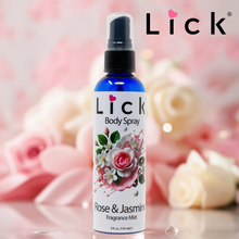 Load image into Gallery viewer, Lick Rose and Jasmine Body Spray - product photo 2
