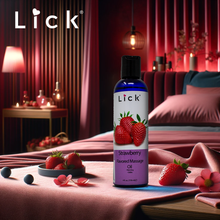 Load image into Gallery viewer, Lick Strawberry Flavored Massage Oil - product photo 10
