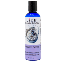 Load image into Gallery viewer, Lick Whipped Cream Aromatic Bath Oil - bottle front view
