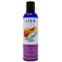 Load image into Gallery viewer, Peaches &amp; Cream Flavored Massage Oil
