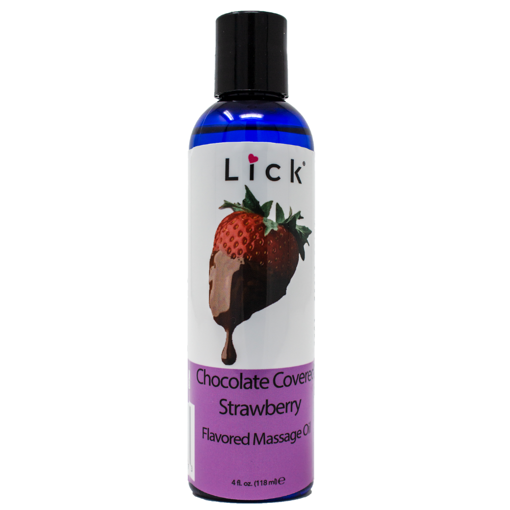 Chocolate Covered Strawberry Flavored Massage Oil