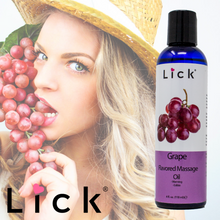 Load image into Gallery viewer, Lick Grape Flavored Massage Oil - product photo 5
