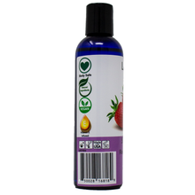Load image into Gallery viewer, Lick Strawberry Flavored Massage Oil - back label
